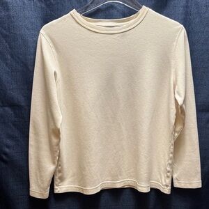 Westbound Cream Petite Crewneck Top